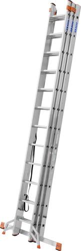 Krause Tribilo 129703 Aluminium Multifunktionsleiter inkl. Traverse Arbeitshöhe (max.): 9.30m Alumi von KRAUSE