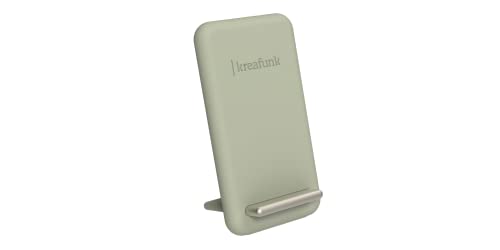 Kreafunk Recharge Wireless Qi Charger, Dusty Olive von KREAFUNK