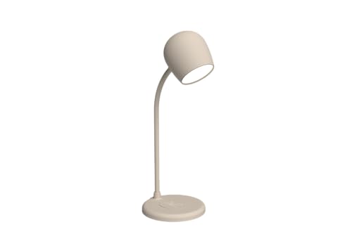 Kreafunk Ellie 3-in-1: Lampe, Bluetooth Lautsprecher und kabelloses Ladegerät, Ivory Sand von KREAFUNK