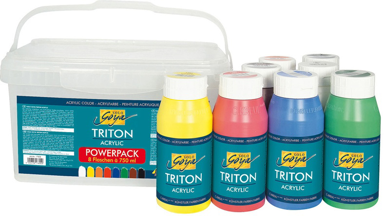 KREUL Acrylfarbe SOLO Goya TRITON, Power Pack von KREUL