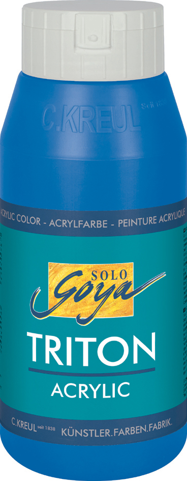 KREUL Acrylfarbe SOLO Goya TRITON, lichtblau, 750 ml von KREUL