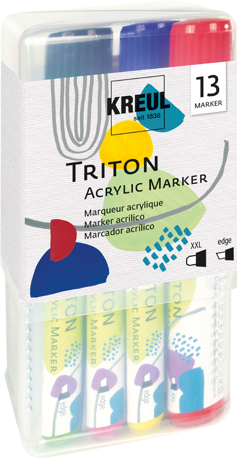 KREUL Acrylmarker TRITON Acrylic Marker, 13er Power Pack KREUL Acrylmarker TRITON Acrylic Marker, 13er Power Pack von KREUL