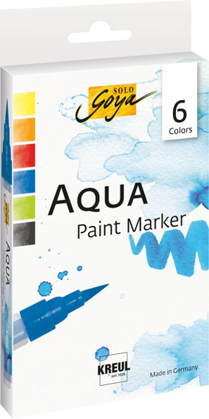 KREUL Aqua Paint Marker SOLO Goya, 6er-Set von KREUL