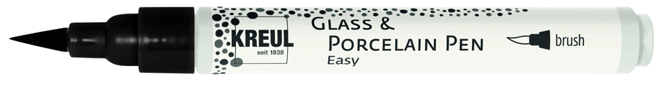 KREUL Glass & Porcelain Pen Easy, schwarz von KREUL
