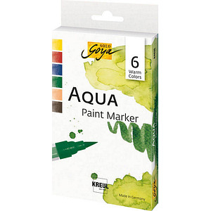 KREUL SOLO Goya Warm Color Aquarellmarker farbsortiert, 6 St. von KREUL