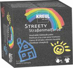 KREUL Straßenmalfarbe STREETY, 120 ml, Starter Set von KREUL