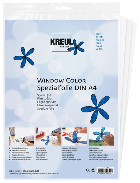 KREUL Window Color Spezialfolie, DIN A4 von KREUL