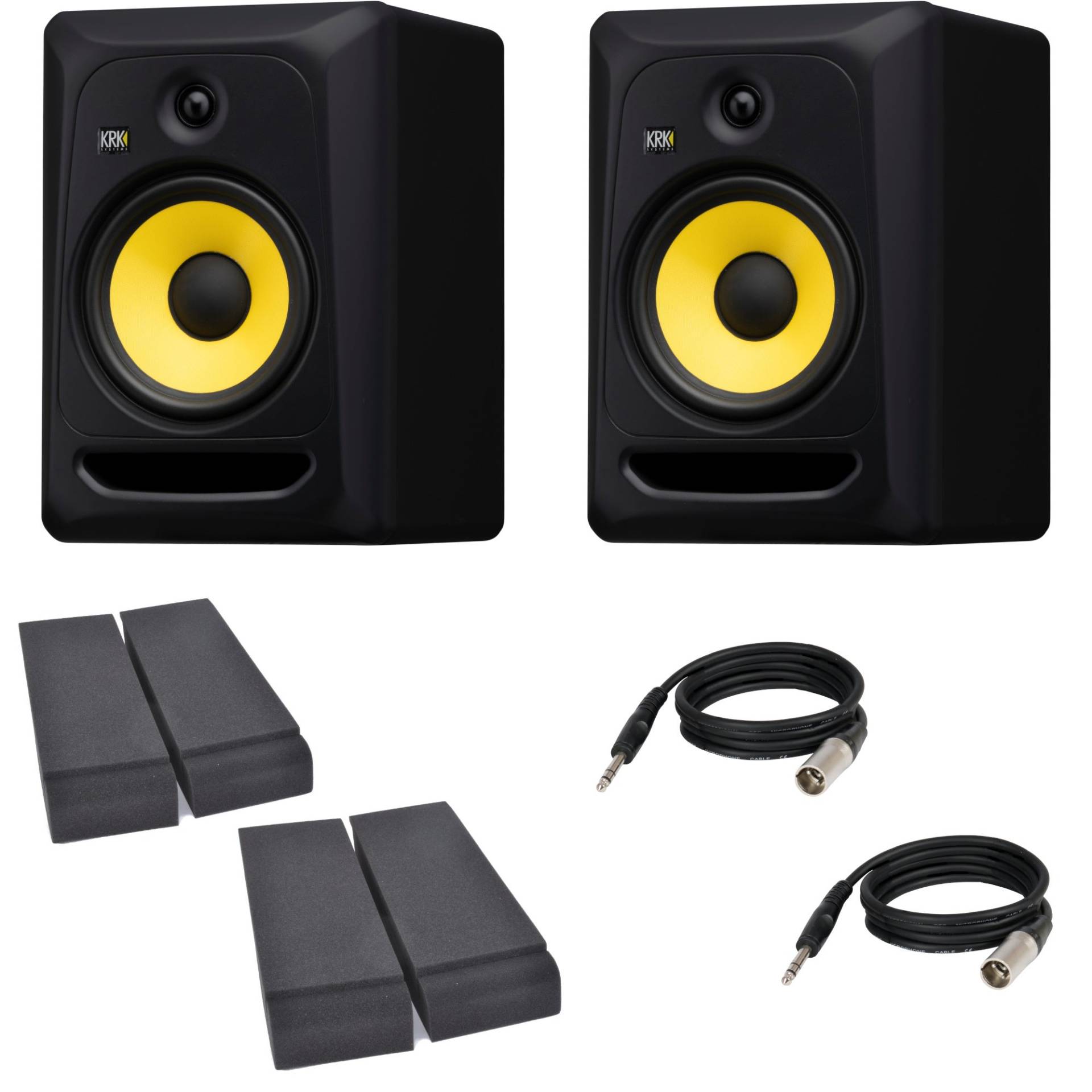 KRK Classic 8 Pack with Iso-Pads and Cables KRK Classic 8 Pack with Iso-Pads and Cables von KRK