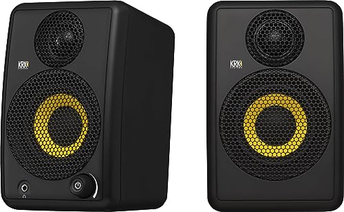 KRK GOAUX3 Paar Verstärker Diffusoren PC Bluettoth Studio + Tasche NEU von KRK