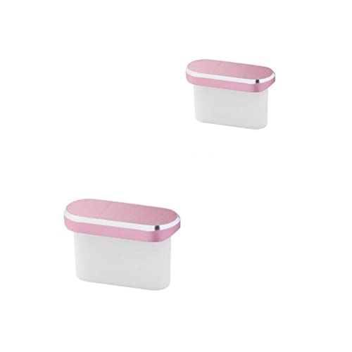 2xDPC-Pink Staubschutz Kappe Stöpsel USB-C Schutz kompatibel für Galax. A3 A5 A7 S8 S9 S10 S20 S30 Huaw. P10 P20 P20 Pro P30 (2xPink) von KRS