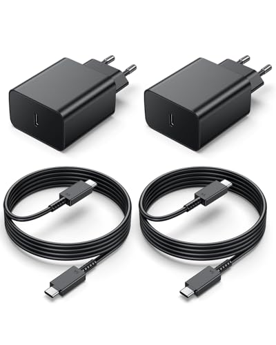 45W Ladekabel für Samsung Galaxy S24 S23 S22 S21 S20 FE S10 S9 S8 A55 A54 A53 5g A52 A51 A50 A34 A33 A23 A13 A12, 2er-Pack USB C Ladegerät mit Schnellladekabel 2M Schnelladegerät Ladestecker Netzteil 45W Ladekabel für Samsung Galaxy S24 S23 S22 S21 S20 FE S10 S9 S8 A55 A54 A53 5g A52 A51 A50 A34 A33 A23 A13 A12, 2er-Pack USB C Ladegerät mit Schnellladekabel 2M Schnelladegerät Ladestecker Netzteil von KRSEUB