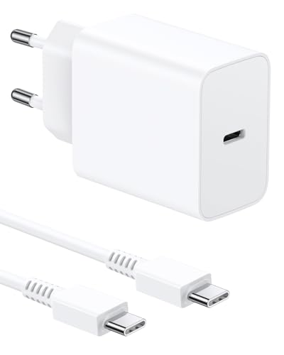 45W USB C Ladegerät, Samsung Schnellladegerät und Ladekabel für Samsung Galaxy Galaxy S24 Ultra/ S23 Ultra/ S22/ S21 / S20 /S9/ S8/ S7 Ultra,2M USB C Ladekabel und Schnellladegerät Ladestecker 45W USB C Ladegerät, Samsung Schnellladegerät und Ladekabel für Samsung Galaxy Galaxy S24 Ultra/ S23 Ultra/ S22/ S21 / S20 /S9/ S8/ S7 Ultra,2M USB C Ladekabel und Schnellladegerät Ladestecker von KRSEUB