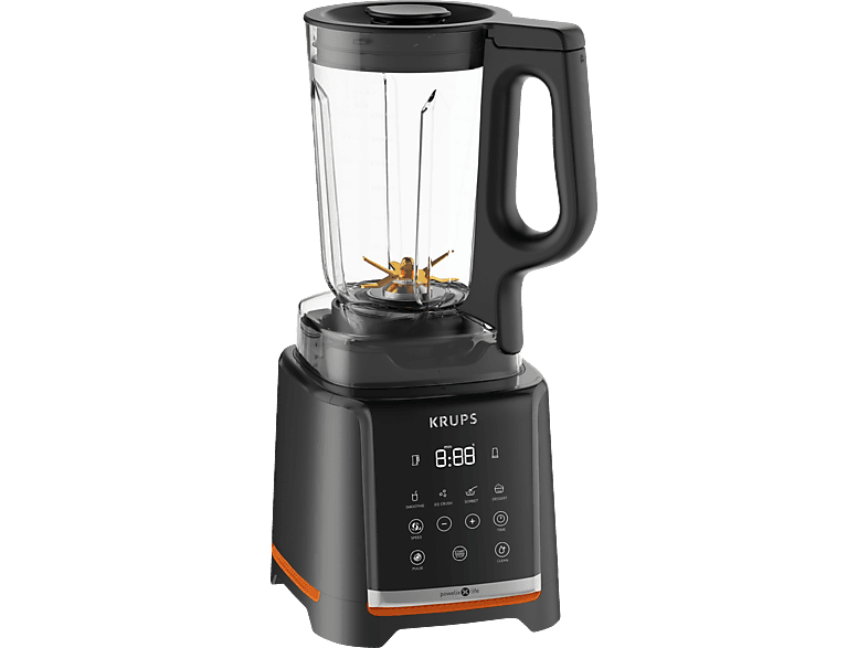 KRUPS KB9158 InfinyMix+ Standmixer Schwarz Metallic Satin (1600 Watt, 1.75 l) von KRUPS