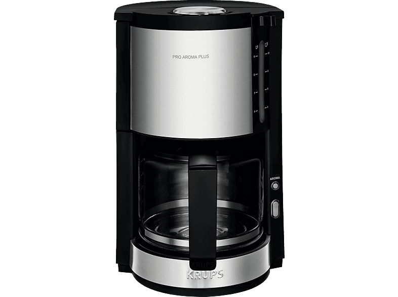 KRUPS KM321 ProAroma Plus Kaffeemaschine Schwarz/Edelstahl von KRUPS