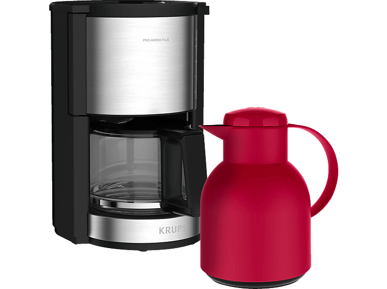 KRUPS KM3210 Pro Aroma Plus und Samba Kaffeemaschine Edelstahl/Schwarz von KRUPS
