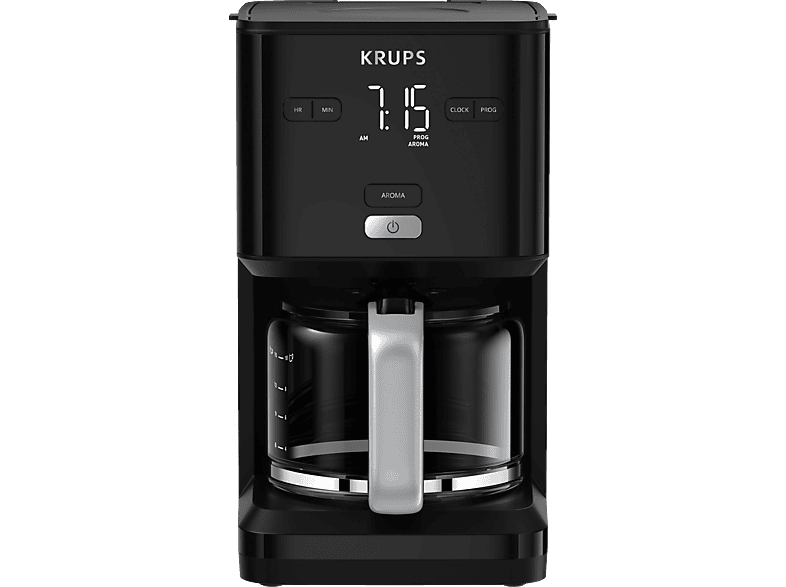 KRUPS KM6008 Smart'n Light Kaffeemaschine Hochglanz-Schwarz von KRUPS