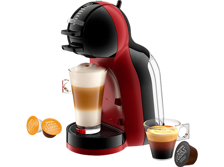 KRUPS KP 120 H Mini Me Nescafé Dolce Gusto Kapselmaschine Kirschrot/Schwarz von KRUPS