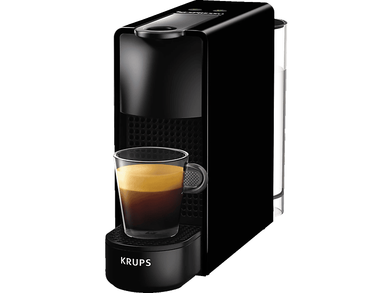 KRUPS XN1108 Nespresso Essenza Mini Kapselmaschine Schwarz von KRUPS