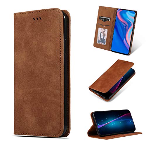 für Vivo Y29 4G Handyhülle Kompatible für Vivo Y29 4G Hülle Wallet Case Cover Leder Tasche Flipcase Schutzhülle Handytasche Ständer Klapphülle Schale Bumper Etui Magnet Deckel braun von KRjcsfhy