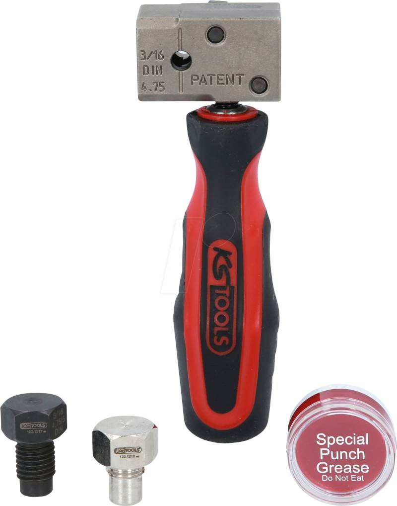 KS 122.1215 - Universal-Bremsleitungs-Bördelgerät-Satz, 4-teilig von KS TOOLS GMBH