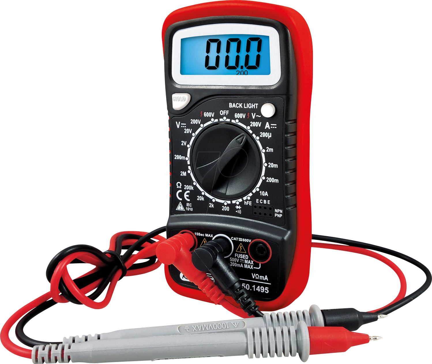 KS 150.1495 - Digital Multimeter inkl. Prüfspitzen von KS TOOLS GMBH