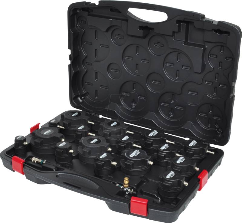 KS 150.2520 - Turbolader-Ladeluft-System-Prüfkoffer-Satz, 17-teilig von KS TOOLS GMBH