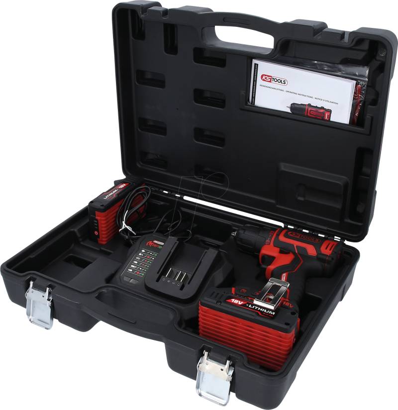 KS 515.6400 - eMONSTER Brushless-Akku-Bohr-Schrauber-Satz, 4-teilig von KS TOOLS GMBH
