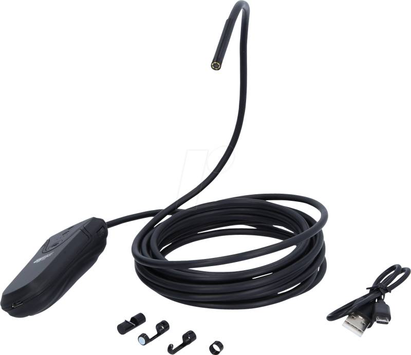 KS 550.7560 - Wi-Fi-Videoskop-Satz mit Ø 5,5 mm 0° HD Frontkamera-Sonde, 5-tei von KS TOOLS GMBH