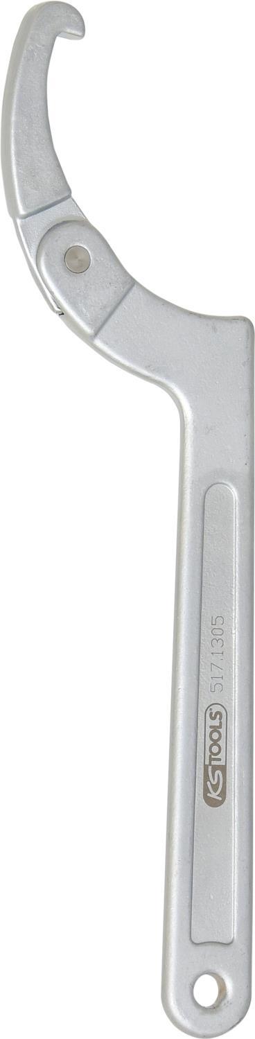 KS TOOLS Gelenk-Hakenschlüssel mit Nase, 114-158mm (517.1305) von KS TOOLS