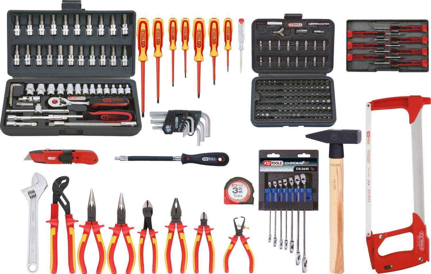 KS TOOLS Premium Max Elektriker-Werkzeugkoffer, 195-tlg. (117.0195) von KS TOOLS