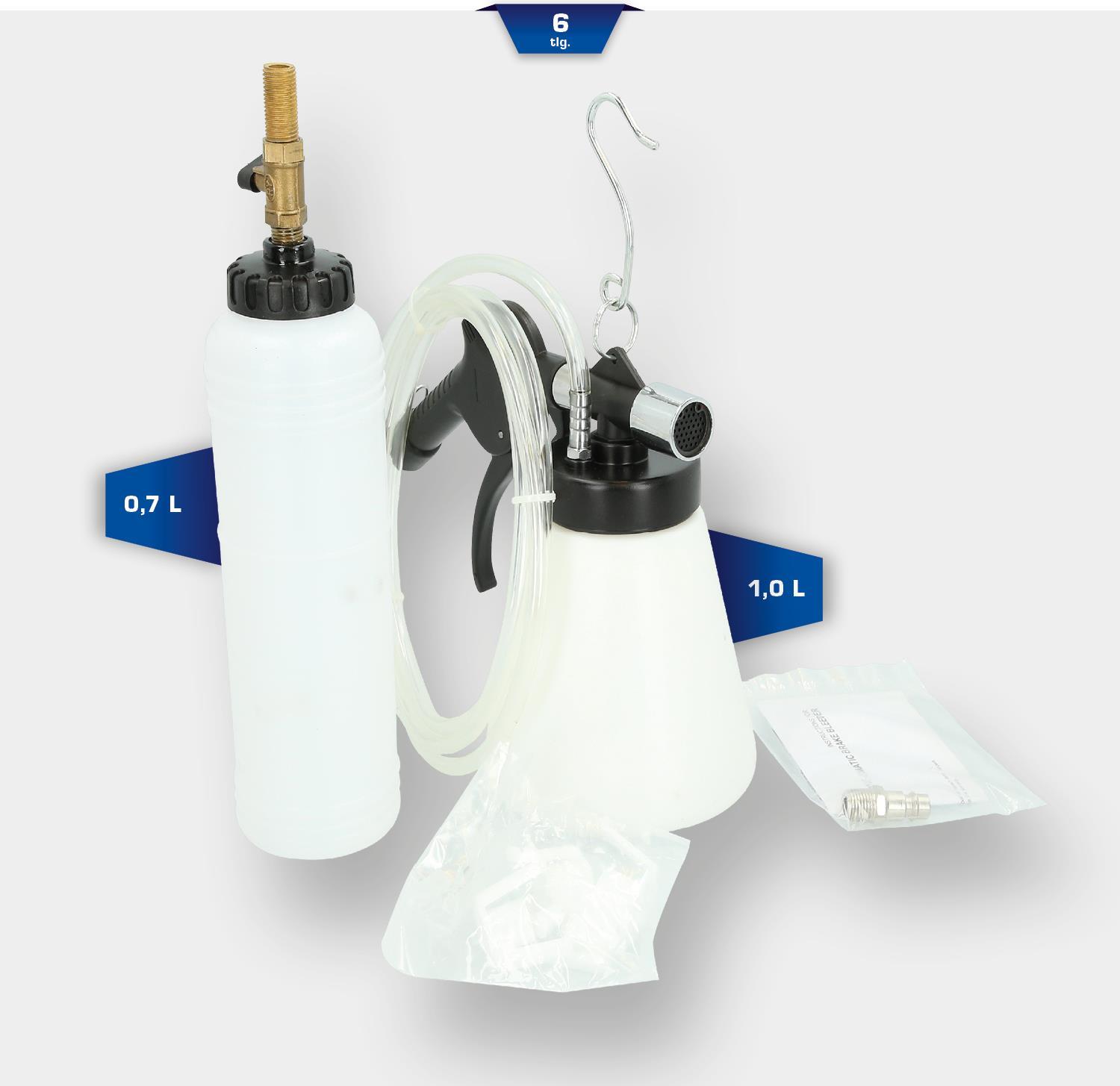 KS TOOLS Werkzeuge-Maschinen GmbH Druckluft-Bremsenentlüfter (BT701200) von KS TOOLS