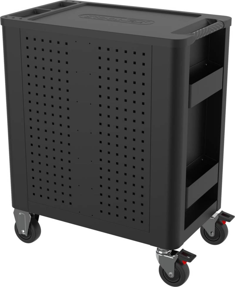 KS TOOLS Werkzeuge-Maschinen GmbH PERFORMANCEplus P15 SCHWARZ/ROT Werkstattwagen mit 8 Schubladen (873.1008) von KS TOOLS