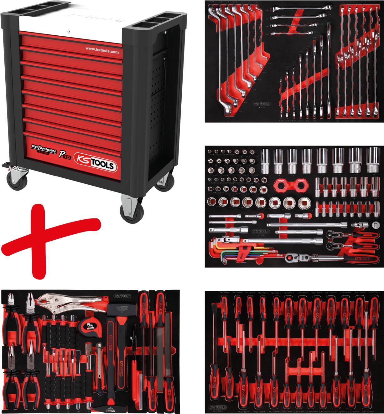KS Tools Performanceplus Werkstattwagen-Satz P10 (810.4180) von KS TOOLS