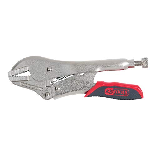 KS Tools 115.3012 Gripzange mit Easy-Release, gerade Backen,50mm,L=250mm von KS Tools