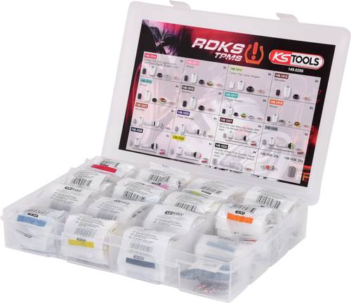 KS Tools 149.0200 RDKS / TPMS Service-Sortiment für Reifendruck-Kontrollsysteme, 142-tlg KS Tools 149.0200 RDKS / TPMS Service-Sortiment für Reifendruck-Kontrollsysteme, 142-tlg von KS Tools