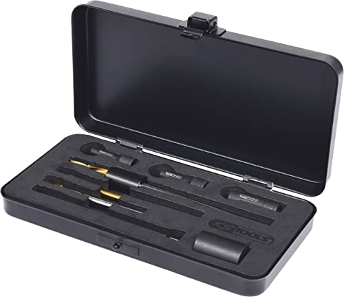 KS Tools 152.1030 Universal Glühkerzen-Ausbohrsatz M10 x 1, 8-tlg. von KS Tools