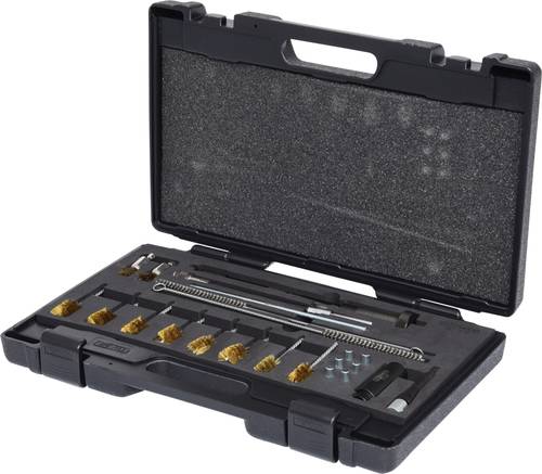 KS Tools 152.1370 Injektorenschacht-Reinigungs-Satz, 23-tlg von KS Tools