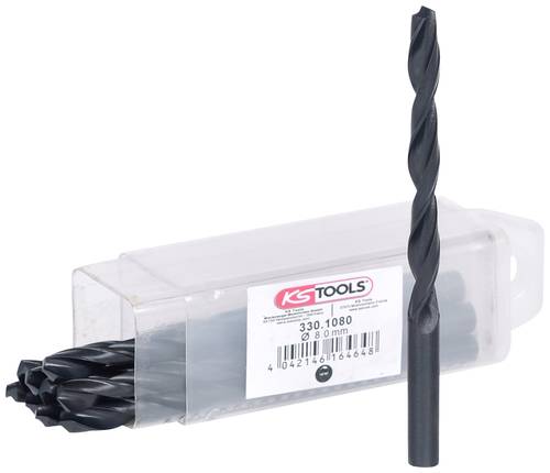KS Tools 3302080 Metall-Spiralbohrer-Set 10St. KS Tools 3302080 Metall-Spiralbohrer-Set 10St. von KS Tools