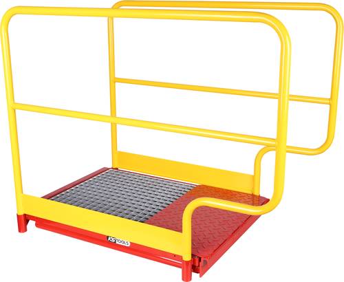 KS Tools 460.5675 Universal Grubenbrücke inklusive Sicherheitsgeländer von KS Tools