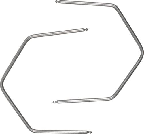 KS Tools 500.1381 Radio-Entriegelungswerkzeug Opel, 2-tlg von KS Tools