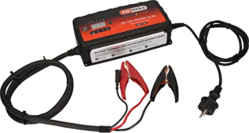 KS Tools 550.1745 12V + 24V Smartcharger Hochfrequenz-Batterieladegerät 25A/12, 5A von KS Tools