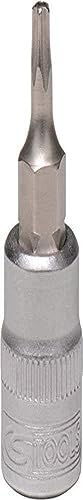 KS Tools 911.1709 1/4" Bit-Stecknuss, Fünfstern mit Stirnlochbohrung, TS50 KS Tools 911.1709 1/4" Bit-Stecknuss, Fünfstern mit Stirnlochbohrung, TS50 von KS Tools