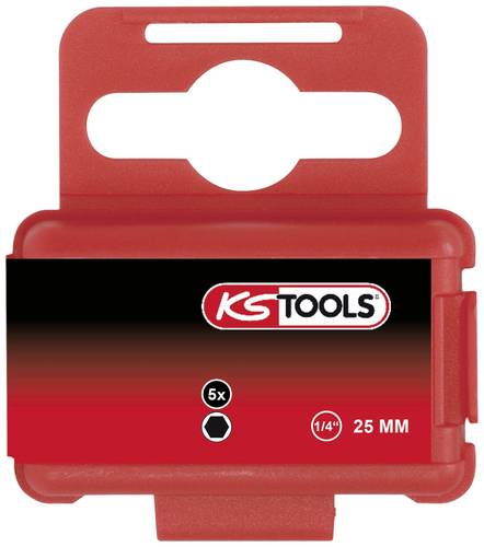 KS Tools 918.3411 Sechskant-Bit 5St. von KS Tools