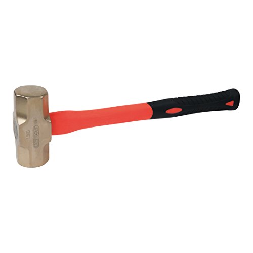 KS Tools 963.2090 BRONZEplus Minenhammer 5000 g, mit Fiberglasstiel von KS Tools