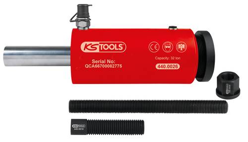 KS Tools Druck- und Zug-Hydraulikzylinder-Satz, 32t, 6-tlg 440.0025 von KS Tools