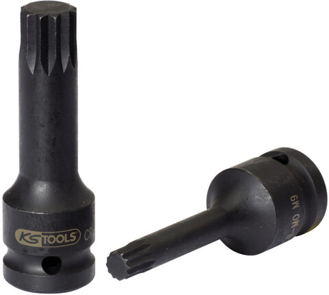 KS Tools 1/2" Vielzahn-Kraft-Bit L - M8 von KS