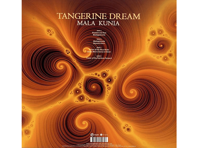 Tangerine Dream - Mala Kunia (Gatefold Black 2LP) (Vinyl) von KSCOPE