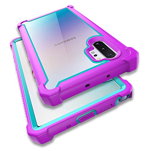 KSELF Samsung mit Displayschutzfolie, Ganzkörper-Schutz, Hybrid-Dual-Layer, stoßfeste Acryl-Rückschale für 5G 17,3 cm (6,8 Zoll), Violett / Hellblau von KSELF