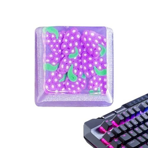 Niedliche Tastenkappen für mechanische Tastatur, niedliche Tastenkappen, Süßigkeiten-Frucht-Tastenkappen, dekoratives Computerzubehör für mechanische Tastatur, hintergrundbeleuchtete Tastenkappen, von KSHSAA
