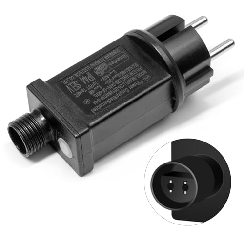 KSIBNW LED Netzteil Netzadapter 31V 6W Trafo EU Stecker 8 Modi Lichterkette Niederspannungs Transformato mit Timer Adapter Treibe IP44 für Weihnachtslicht, LED Streifen, Lichterkette Innen KSIBNW LED Netzteil Netzadapter 31V 6W Trafo EU Stecker 8 Modi Lichterkette Niederspannungs Transformato mit Timer Adapter Treibe IP44 für Weihnachtslicht, LED Streifen, Lichterkette Innen von KSIBNW